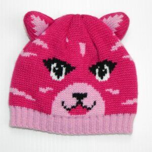 Kombi Canada 0-6 months Pink Kitten Cat Winter Hat